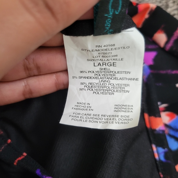 Tankini Color Spec Print - Picture 3 of 4